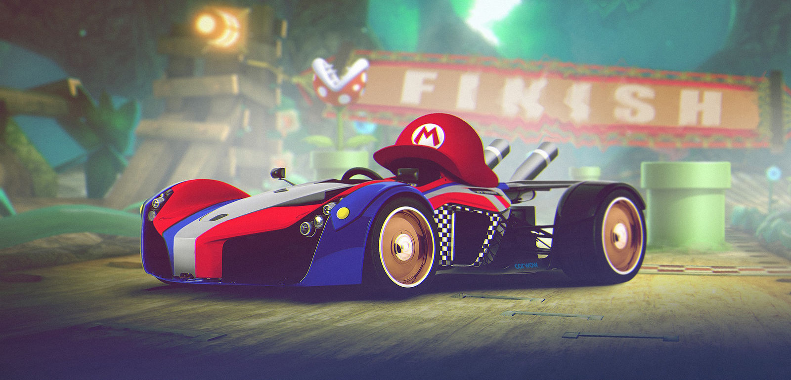 10 Car/Video Game Render Mash-Ups That Are Both Weird And Awesome