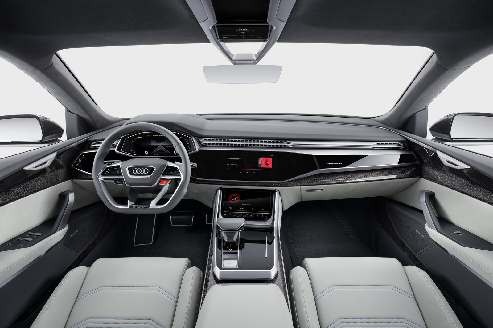 The Audi Q8 Concept Is A Coupe-Ish SUV With An Unbelievably Massive Grille