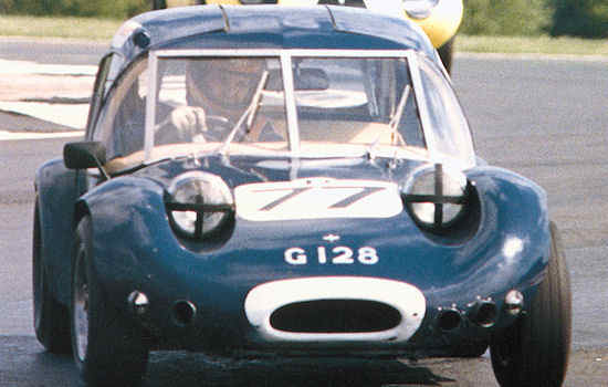 An early Marcos GT racecar known as the