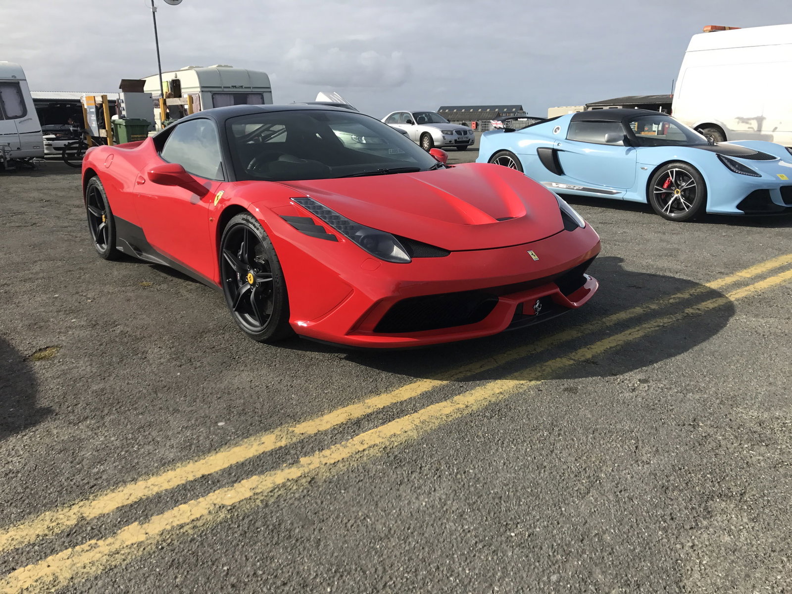 There is a whole variety of cars. From supercars, to...