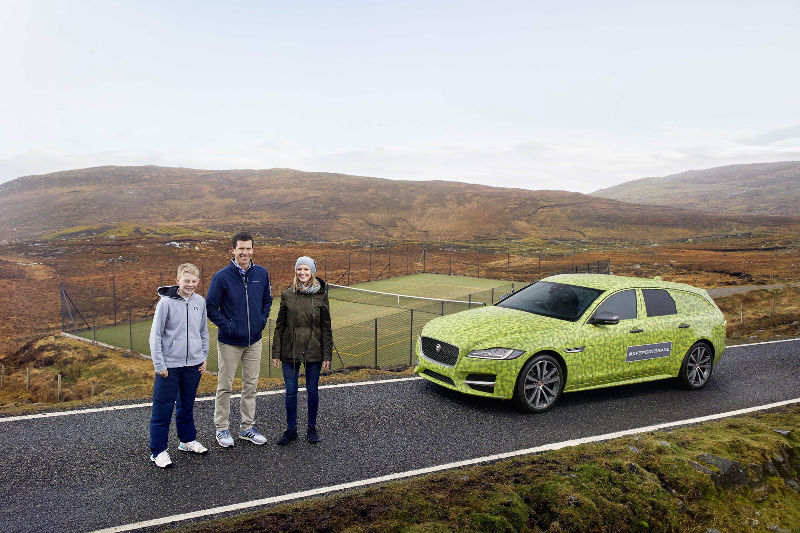Logan Urquhart, Tim Henman and Susan MacCormick