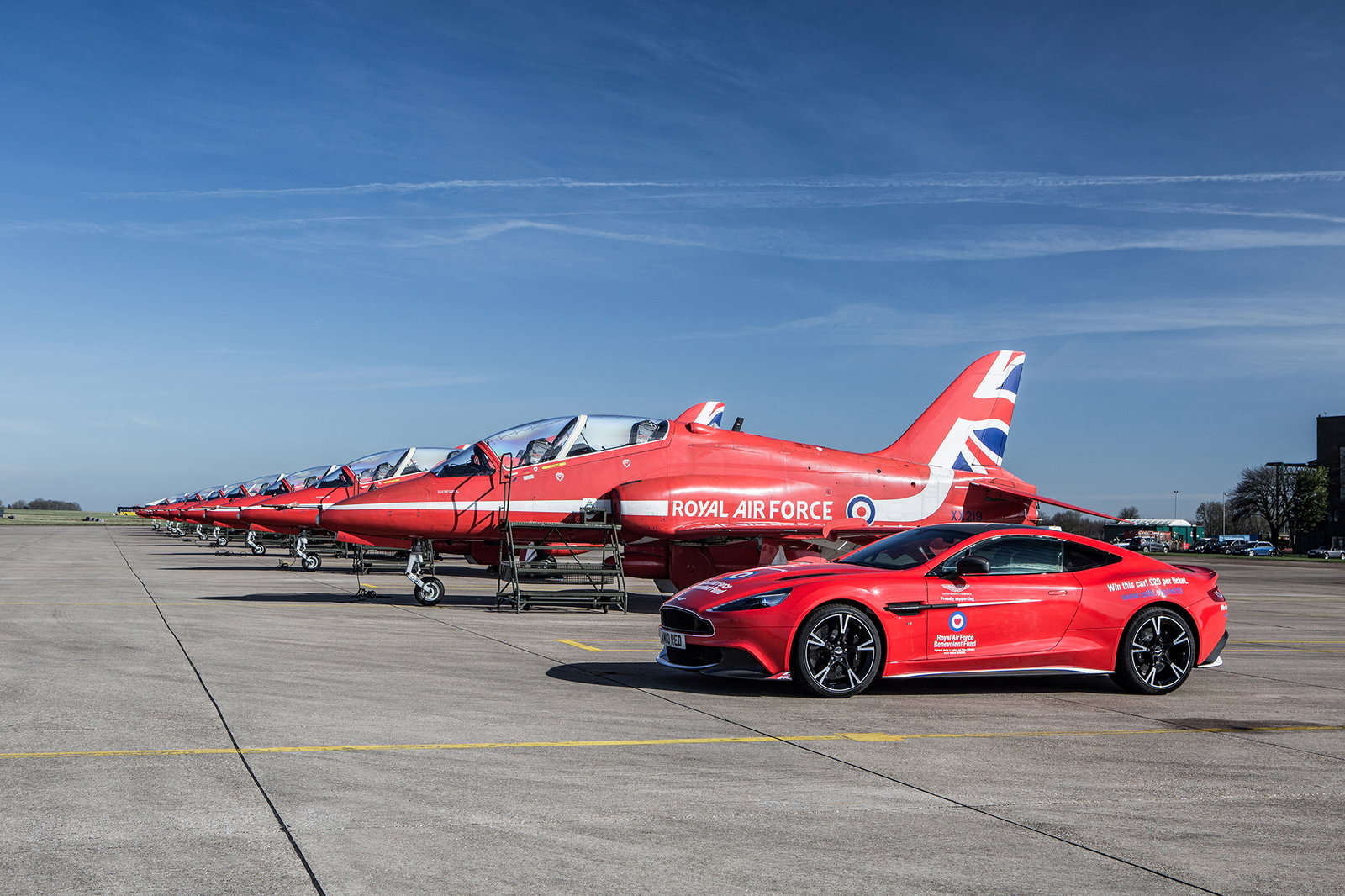 You Could Win This Super-Exclusive Aston Martin Vanquish S Red Arrow For £20