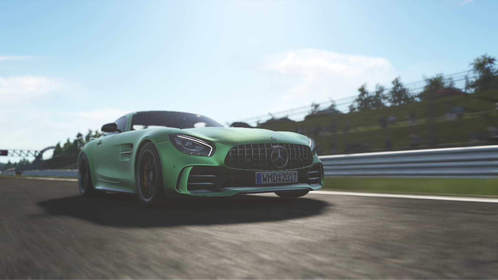 The Mercedes-AMG GT R is a tough beast to tame in Project Cars 2