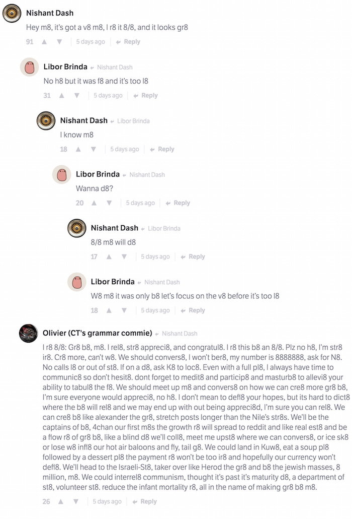 The 10 Best Comments On CT Last Week