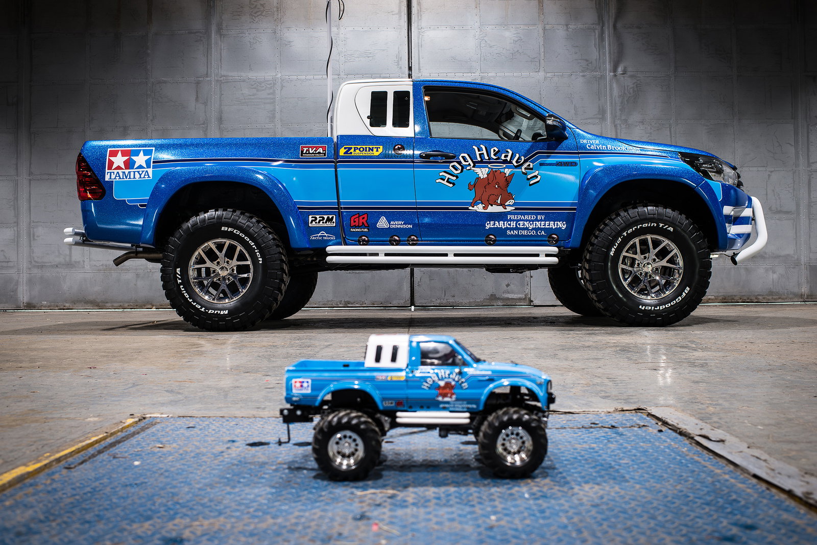 Toyota UK Has Recreated The Classic And Legendary Tamiya R/C Hilux Bruiser... In Life Size