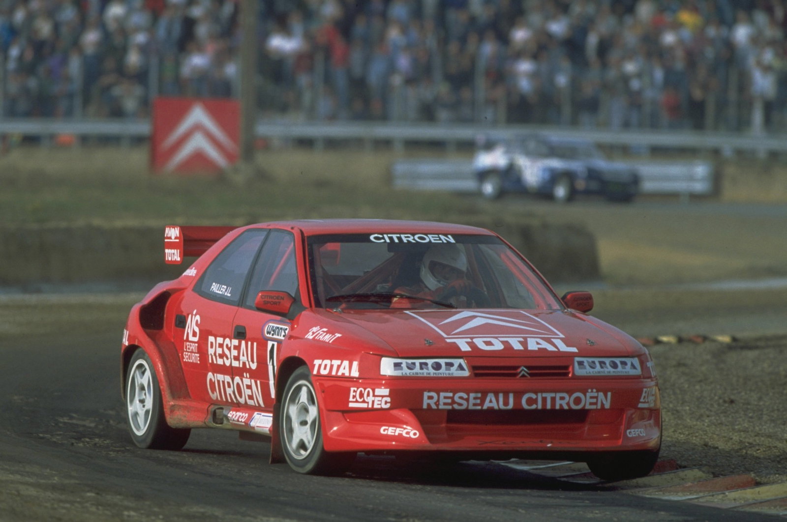 The car after its numerous major changes, notice the much larger rear intakes.