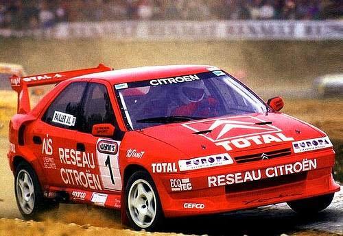 The first version of the rallycross machine.