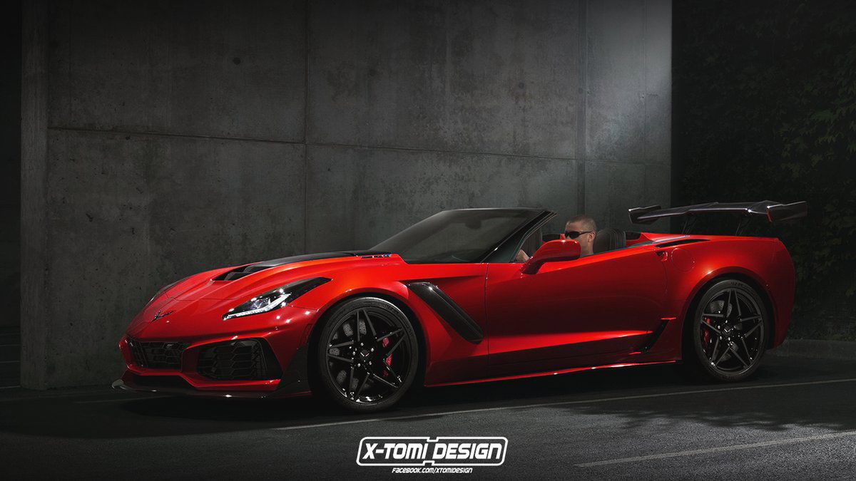Here's How The Corvette ZR1 Will Look As A Convertible