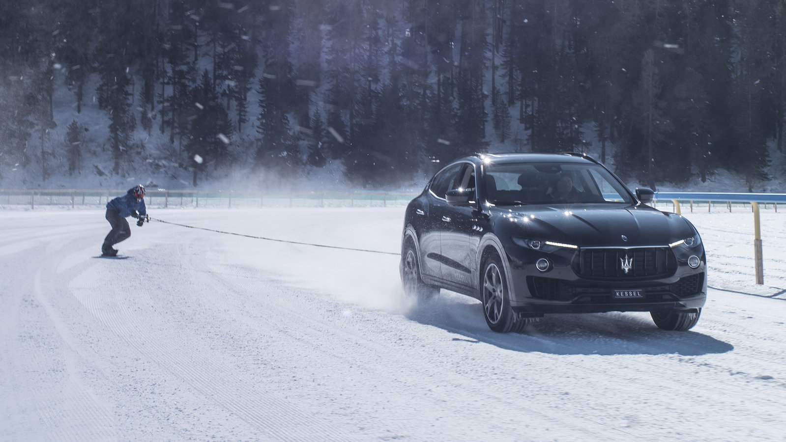 Maserati Has Helped Break A Crazy Snowboard Speed Record