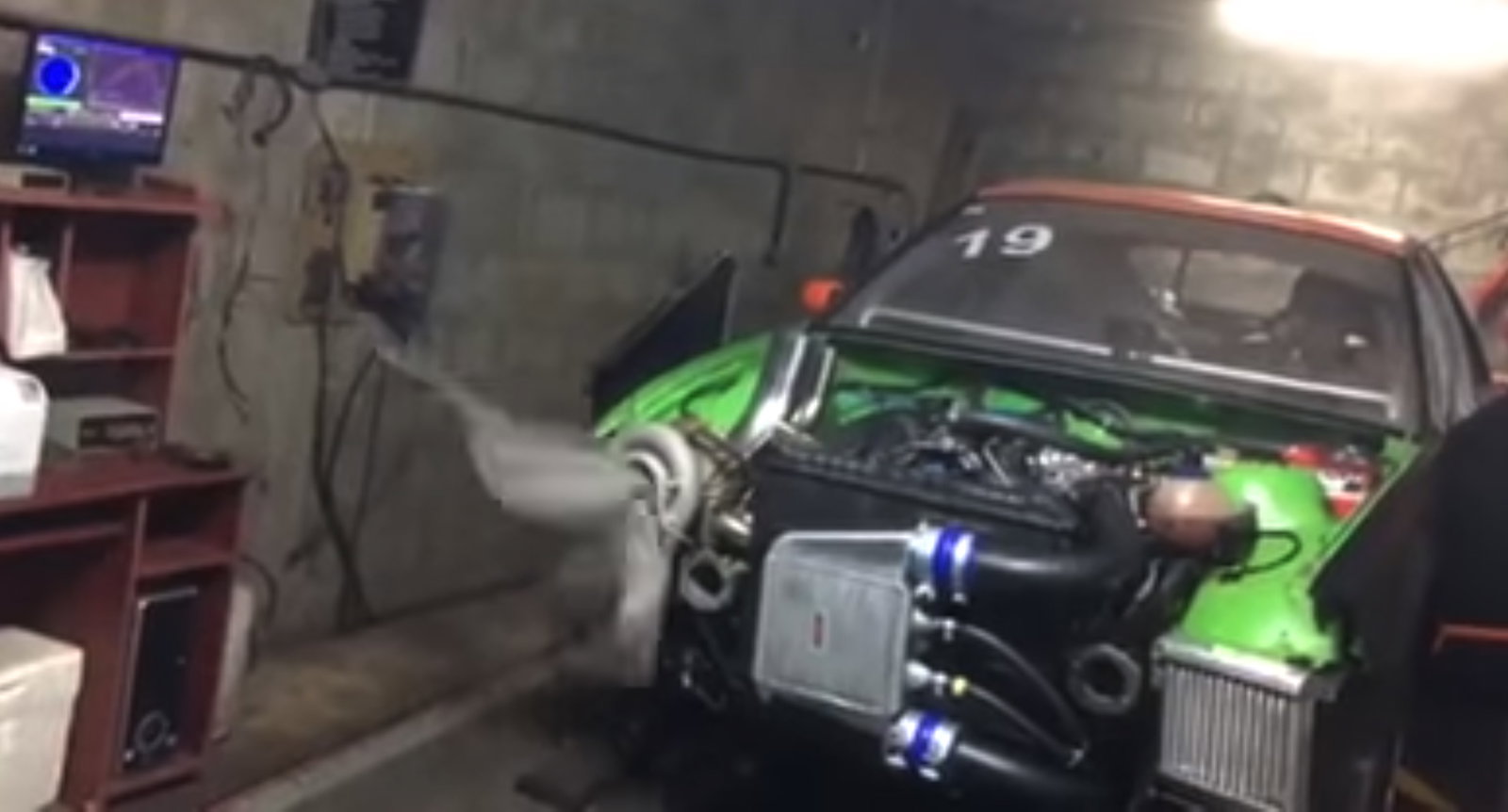 This Turbo Disastrously Sucks-In A Workshop Rag From Four Feet Away