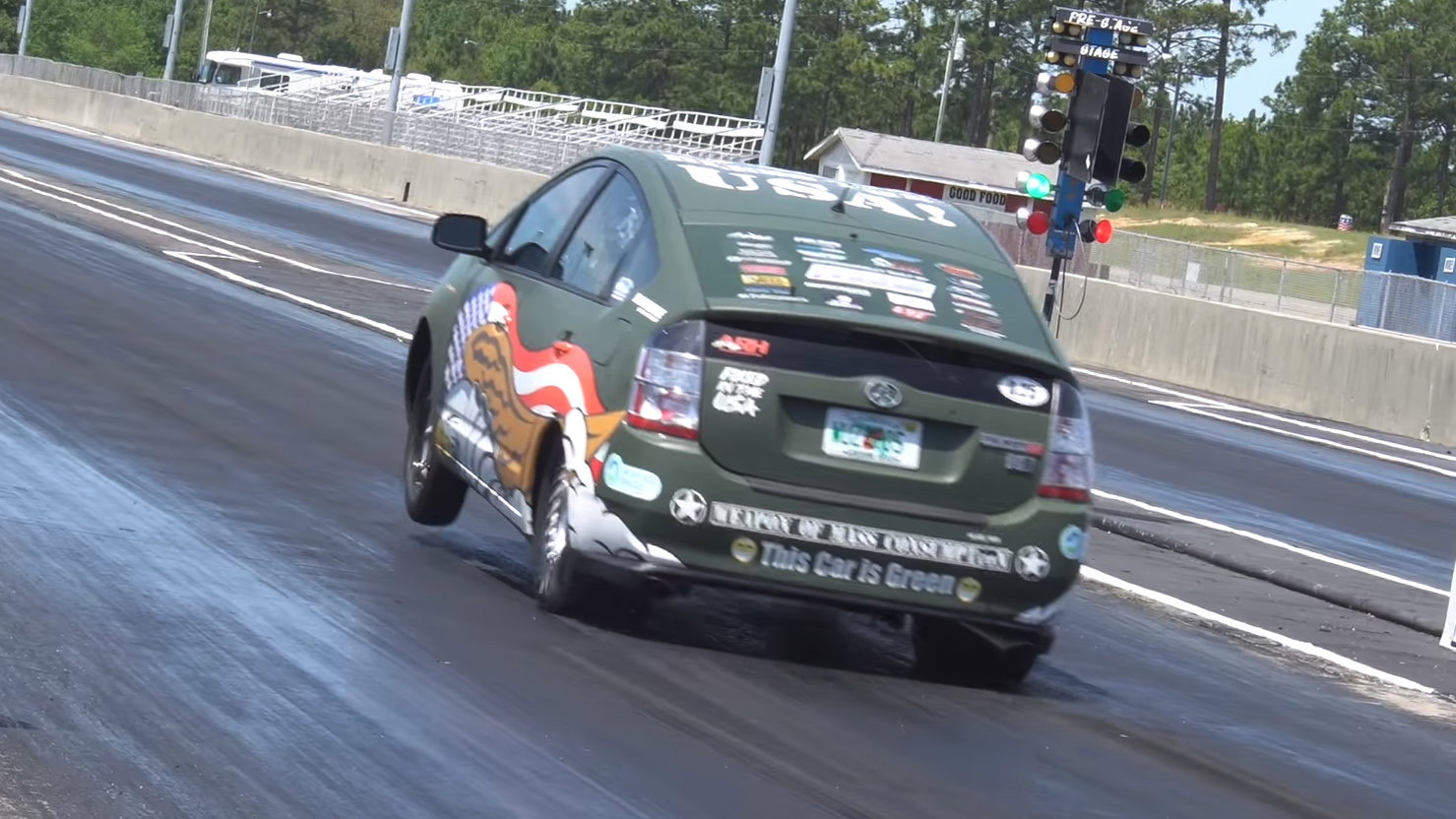 A Hellcat Engine Turns A Prius Into A Hilarious 9-Second Car