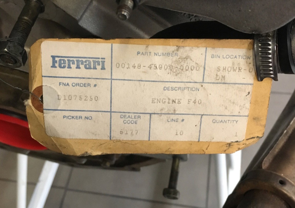 This Ferrari F40 Engine Is For Sale And It’s Time To Treat Yourself