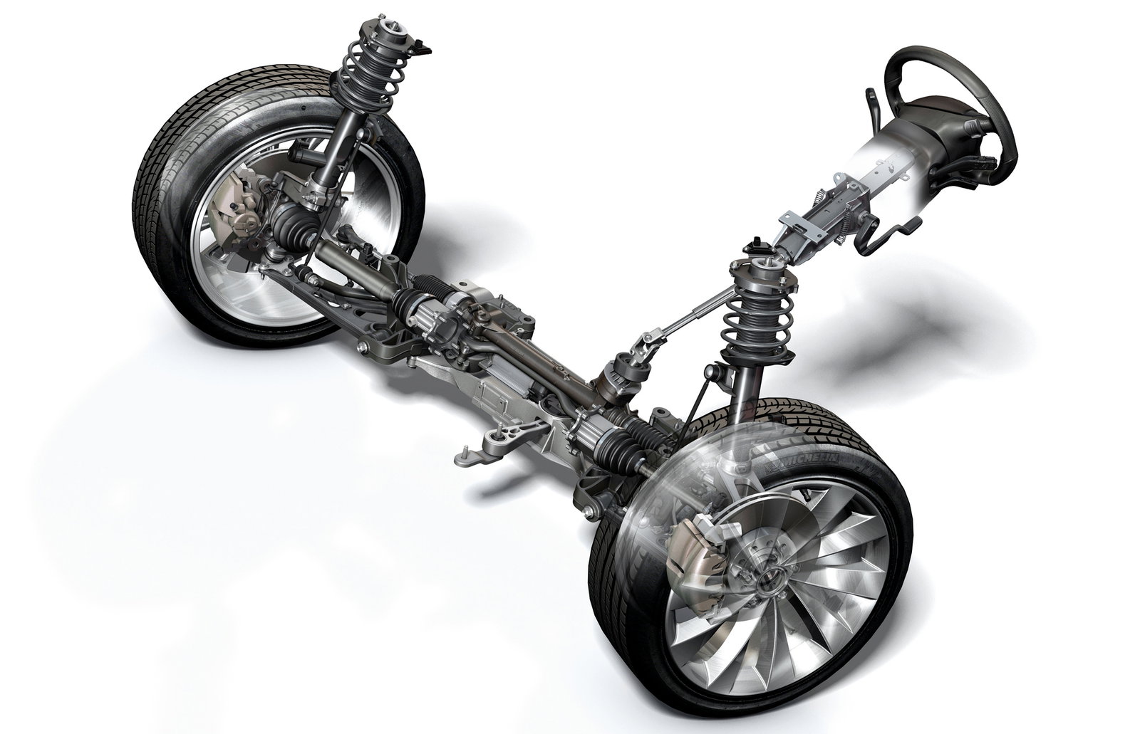 Volkswagen Scirocco front axle