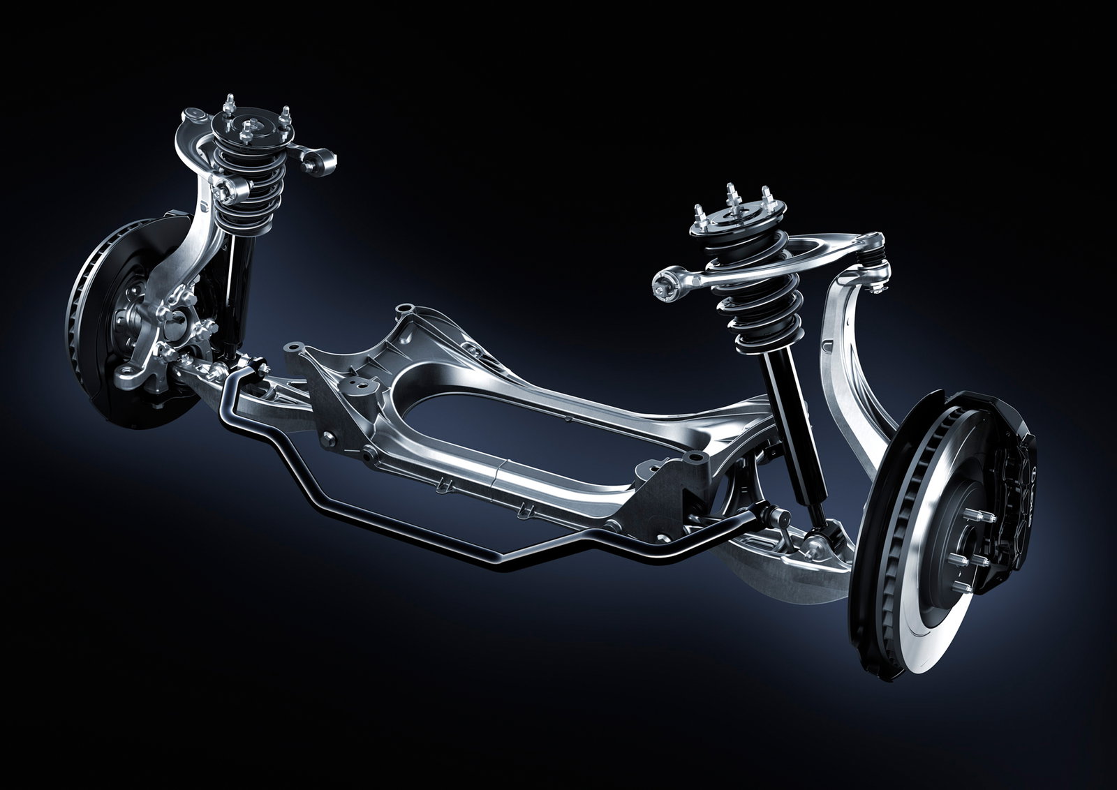 Scrub radius relates to the relative angle between the suspension and wheels