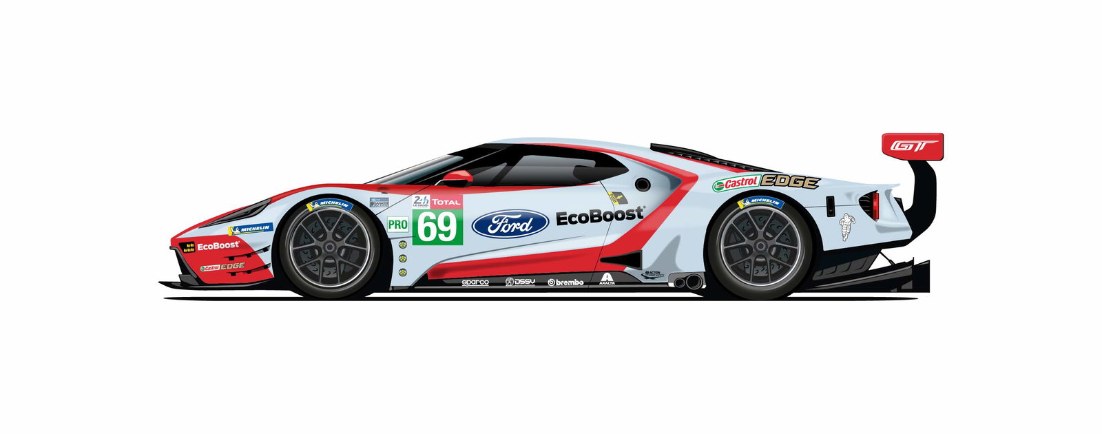The Ford GT Will Use These Amazing Retro Liveries At Le Mans