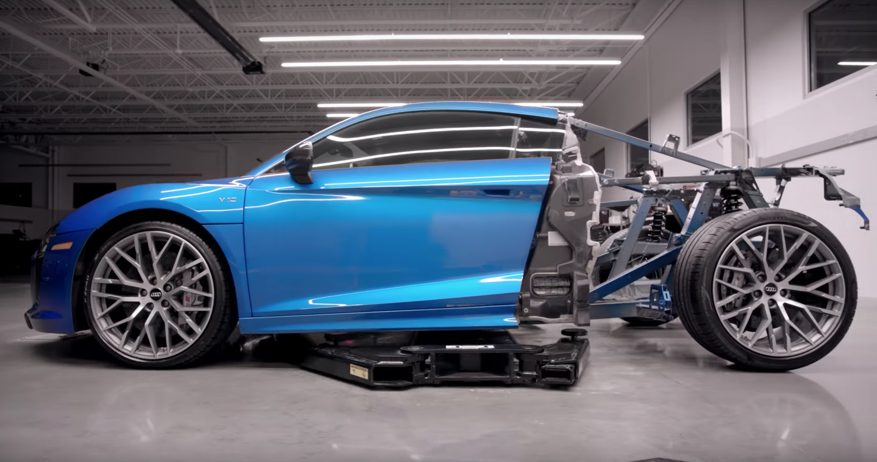 Artist Dismantles Audi R8 For Stunning 'Exploded' Image | CarThrottle