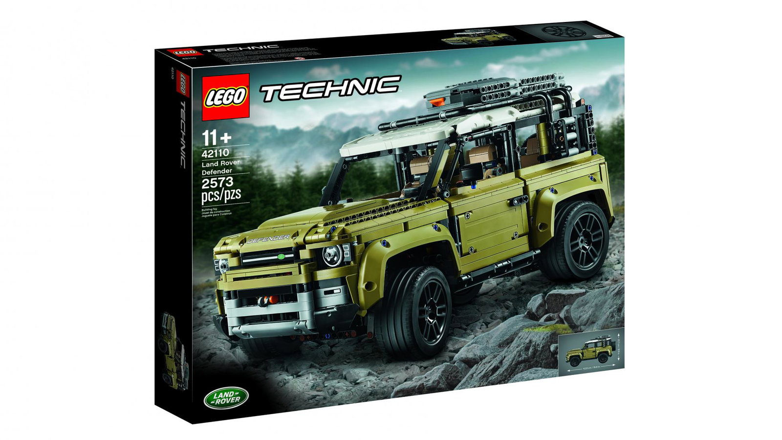 The Lego Technic Land Rover Defender Has High And Low-Range Gearboxes