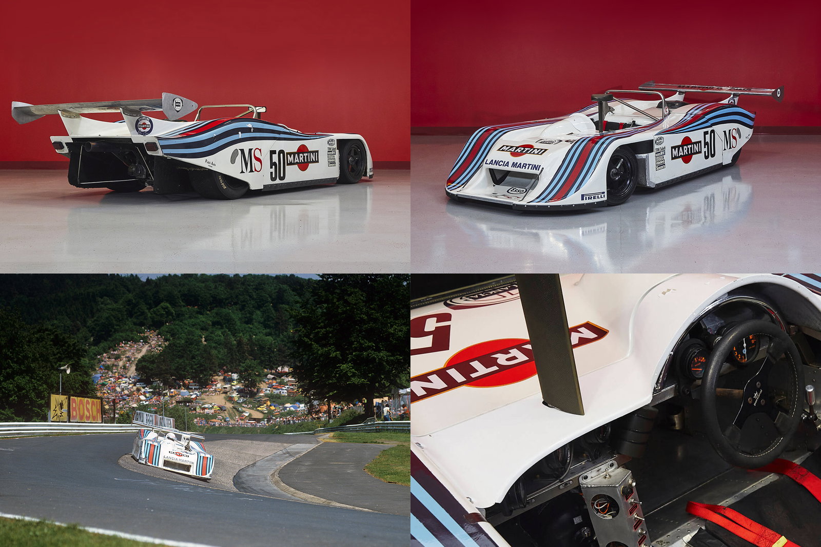 Six Iconic Martini-Liveried Racing Lancias Are Up For Sale