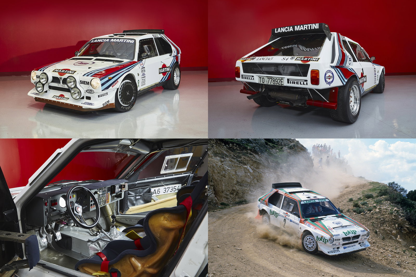 Six Iconic Martini-Liveried Racing Lancias Are Up For Sale