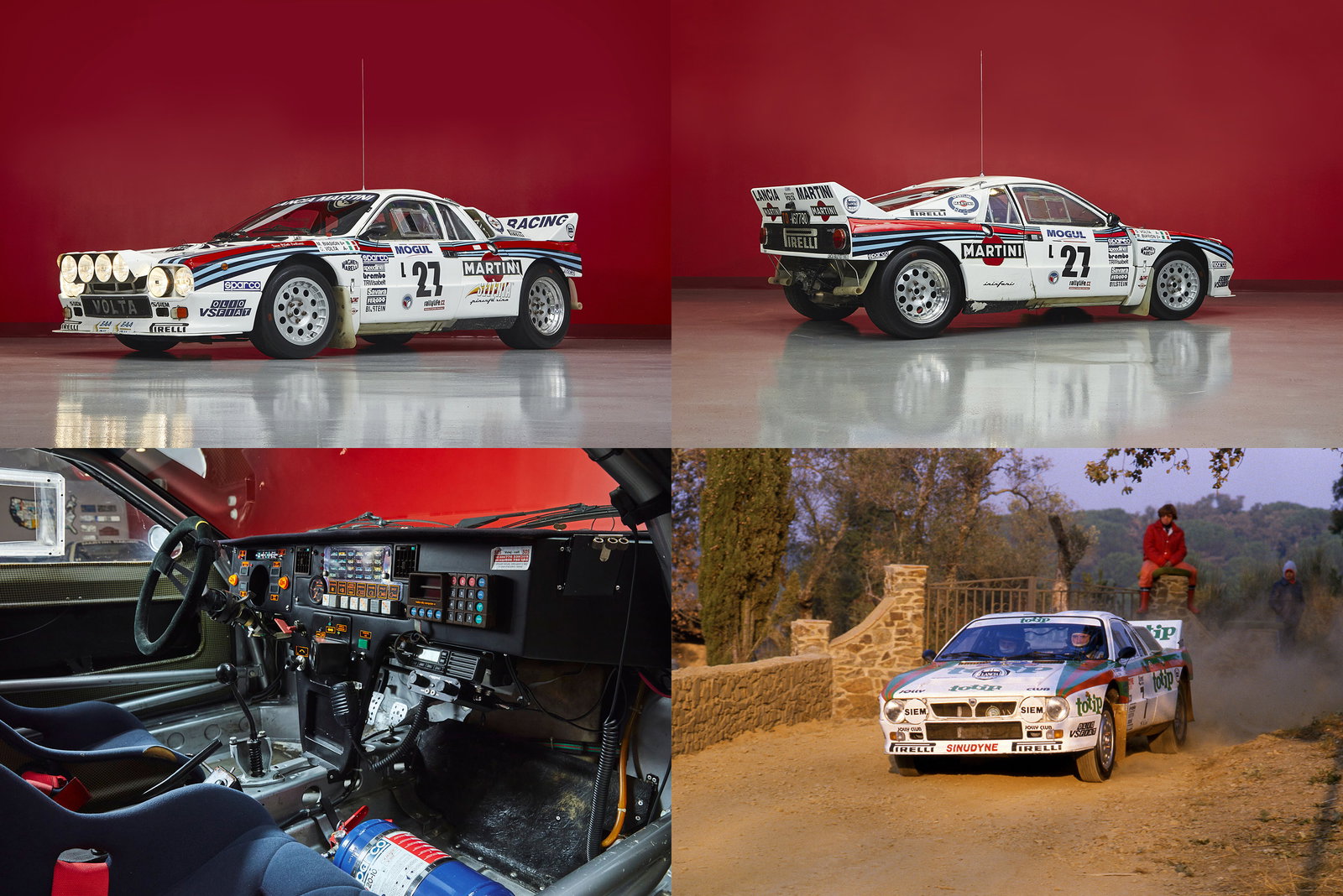 Six Iconic Martini-Liveried Racing Lancias Are Up For Sale