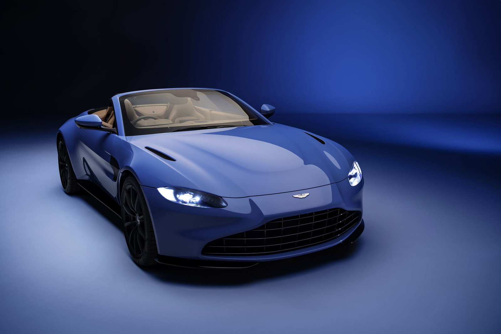 The Vantage Roadster has an optional vaned grille which will be available on the coupe too