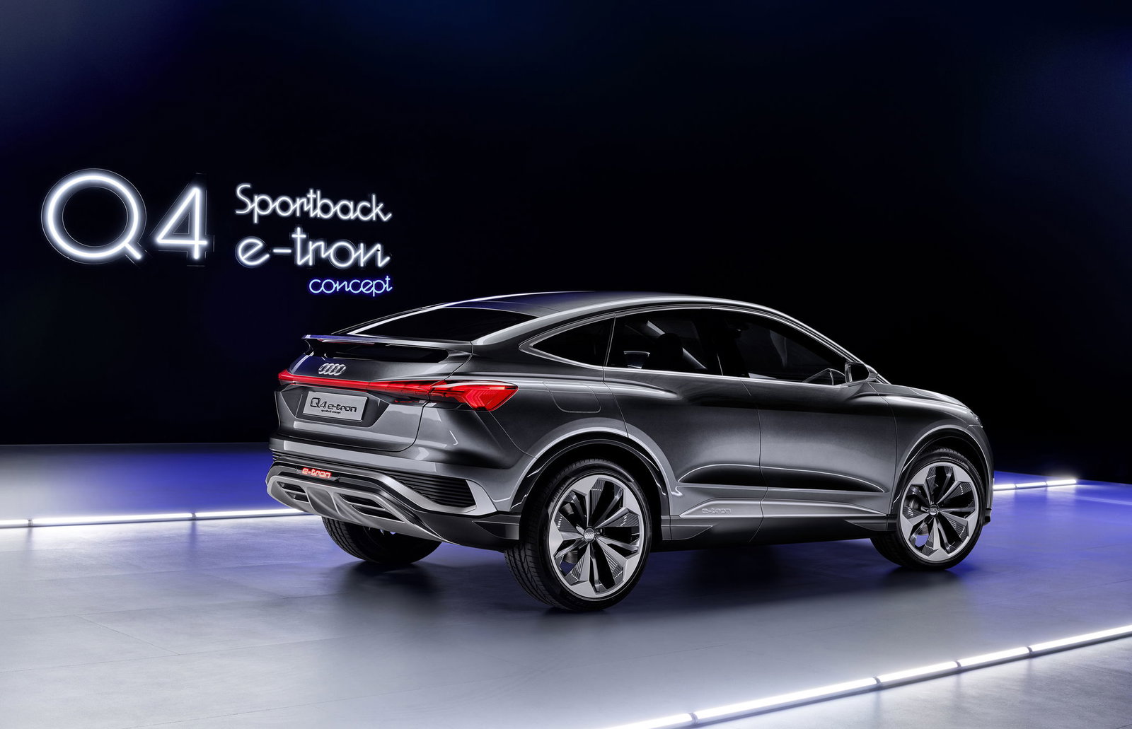 The Audi Q4 Sportback E-Tron Concept Is Futuristic And Weirdly Cute
