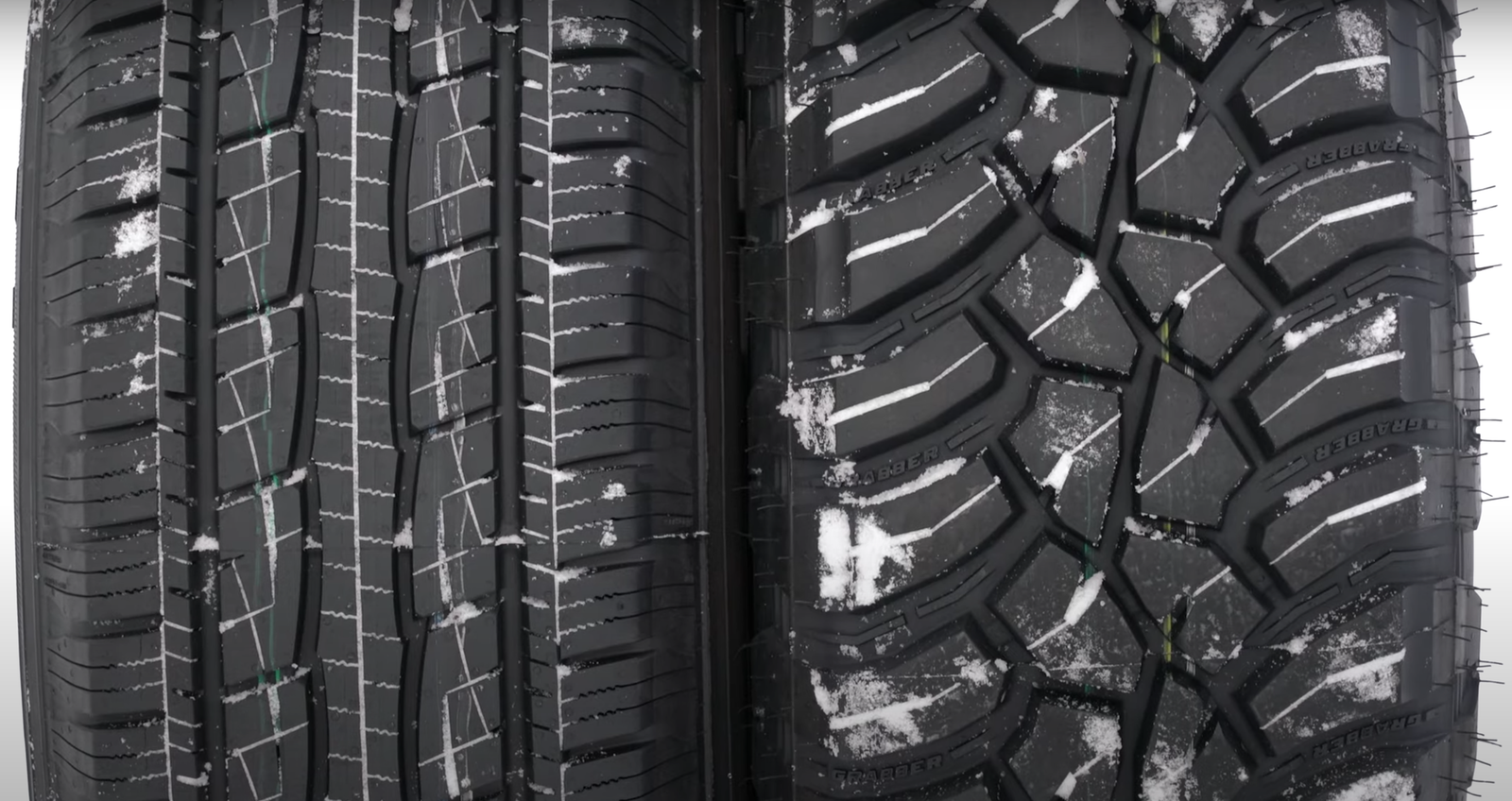 The all-season tyre compared to the mud-terrain X3