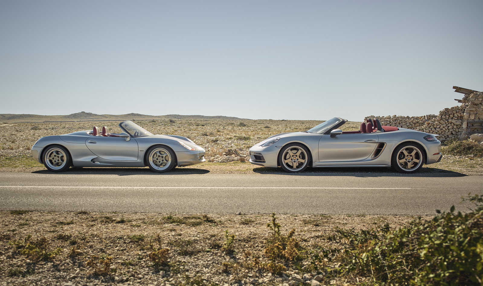 The Porsche Boxster 25 Years Has Fancy Gold Bits Like The Original Concept