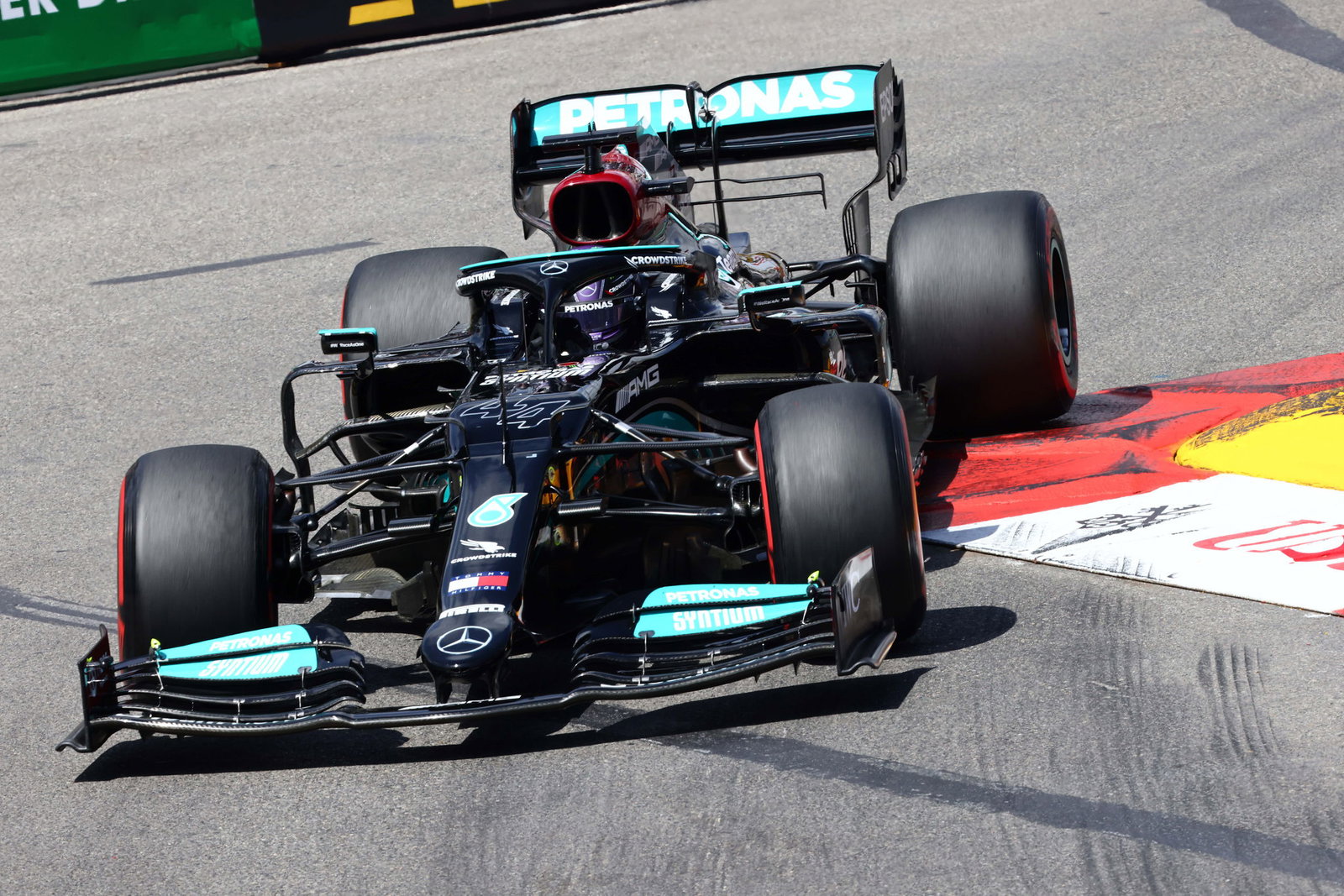 Hamilton's weekend didn't exactly go to plan either (Image via Daimler Media)