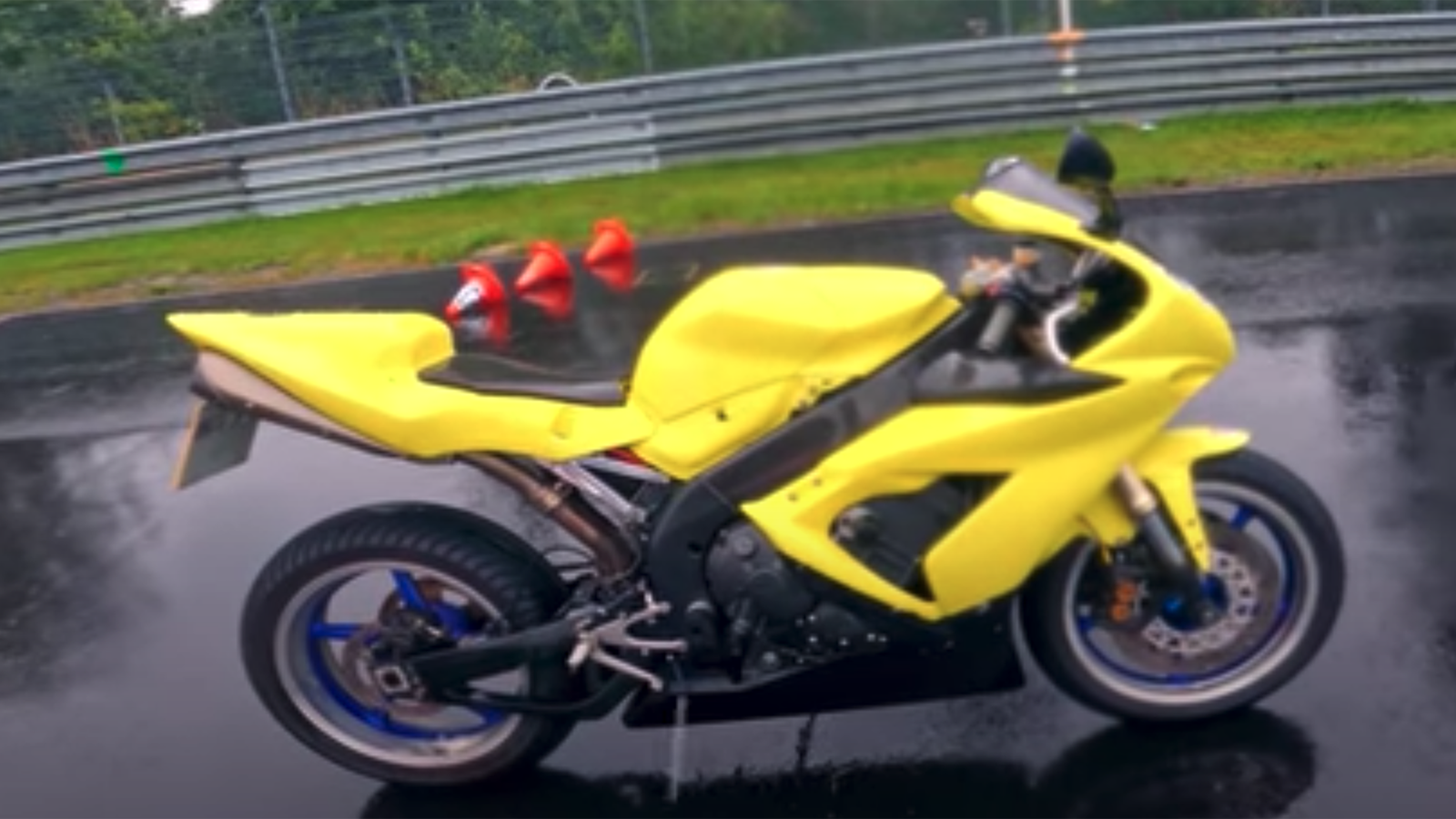 Riding The Nurburgring In Torrential Rain Is Nervy And Fascinating To Watch