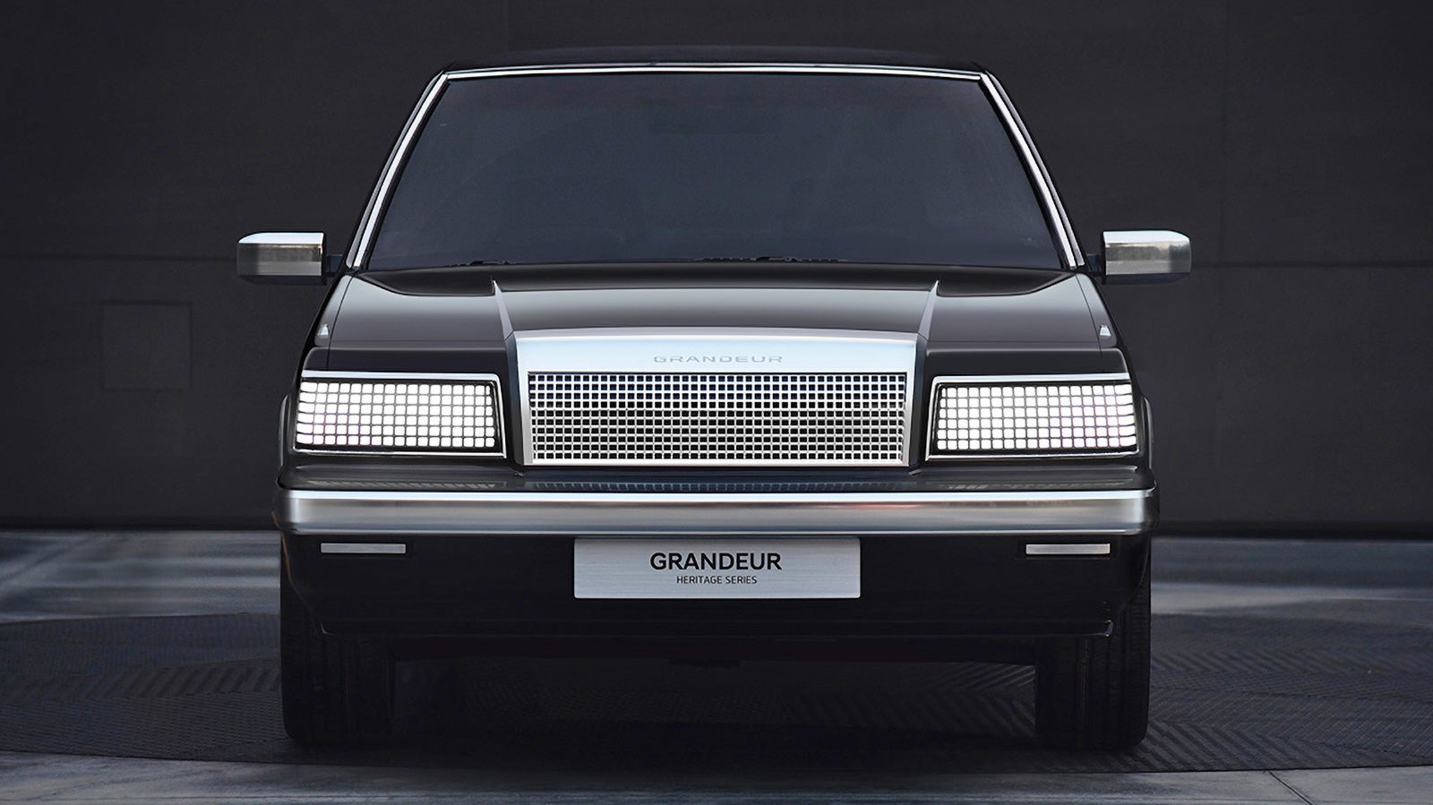 This Hyundai Grandeur Is A Gloriously Boxy Electric Restomod