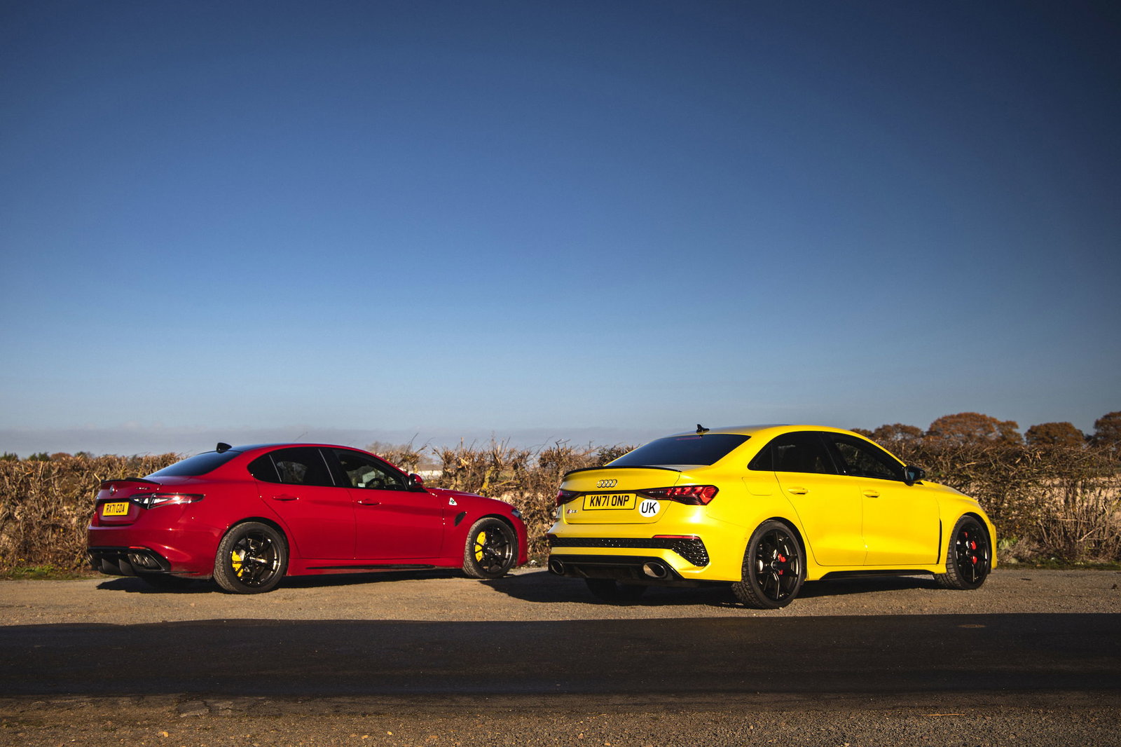 Audi RS3 Vs Alfa Romeo Giulia Quadrifoglio: How Much Power Is Too Much?