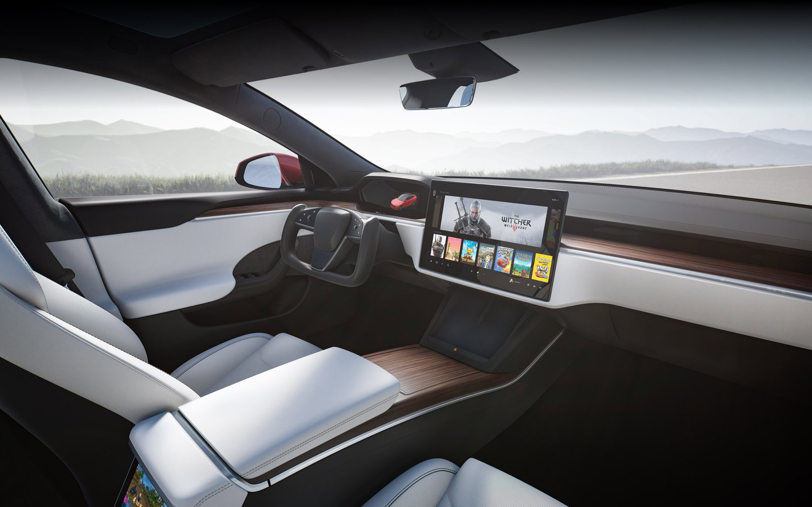 Company Offering Round Tesla Model S Yoke Conversion