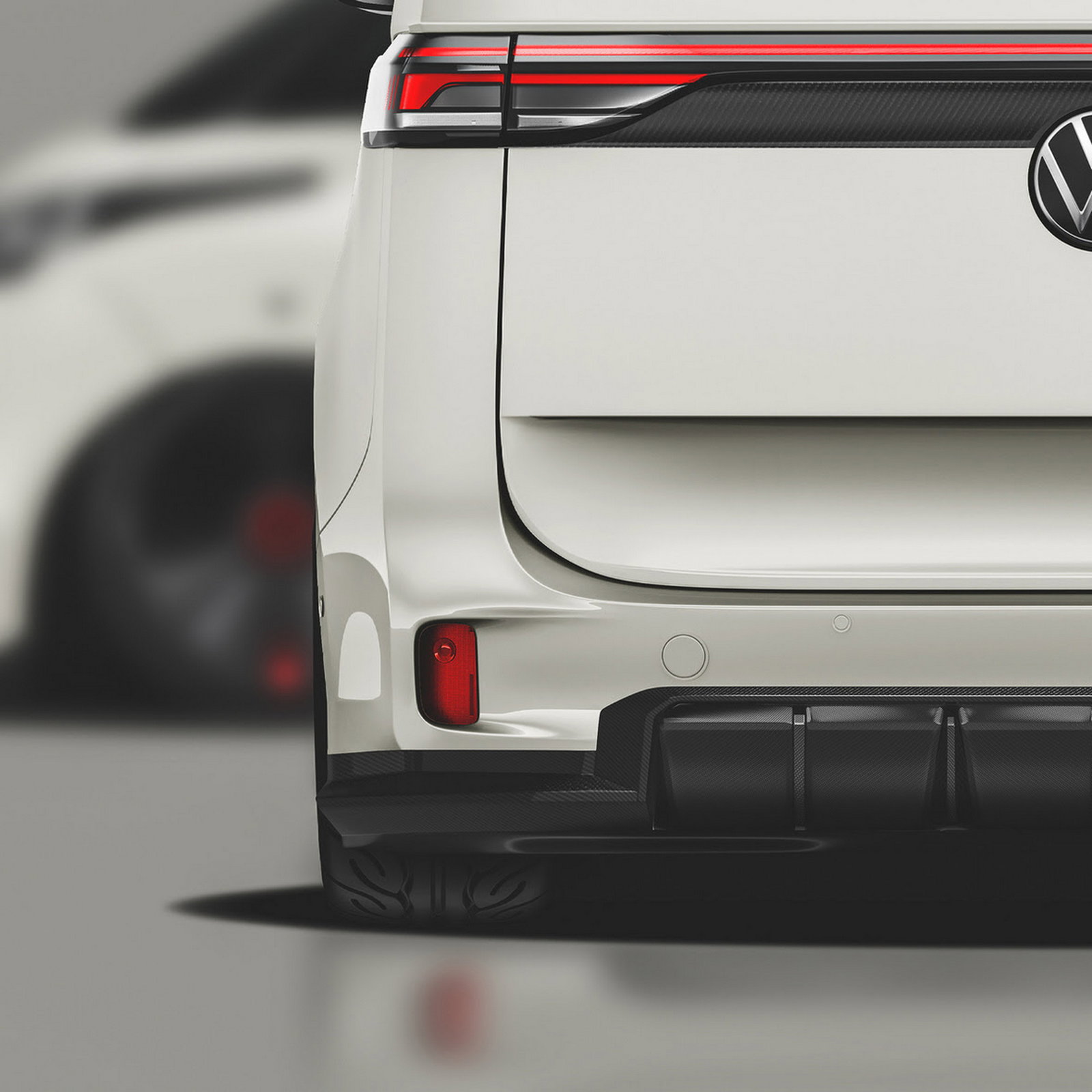 The Volkswagen ID. Buzz Looks Totally Bonkers With A Carbon Body Kit