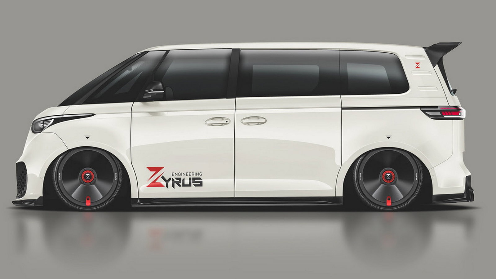 The Volkswagen ID. Buzz Looks Totally Bonkers With A Carbon Body Kit