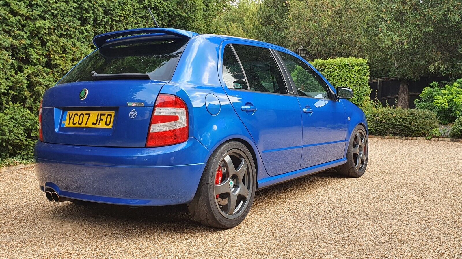 This Minty Petrol-Swapped Skoda Fabia vRS Has 372bhp And Could Be Yours
