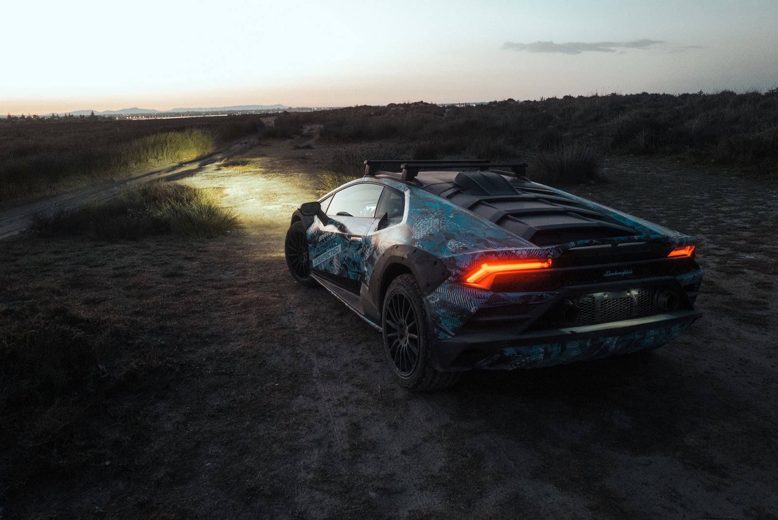 Watch The Lamborghini Huracán Sterrato Off-Road Supercar Frolic In The Sand