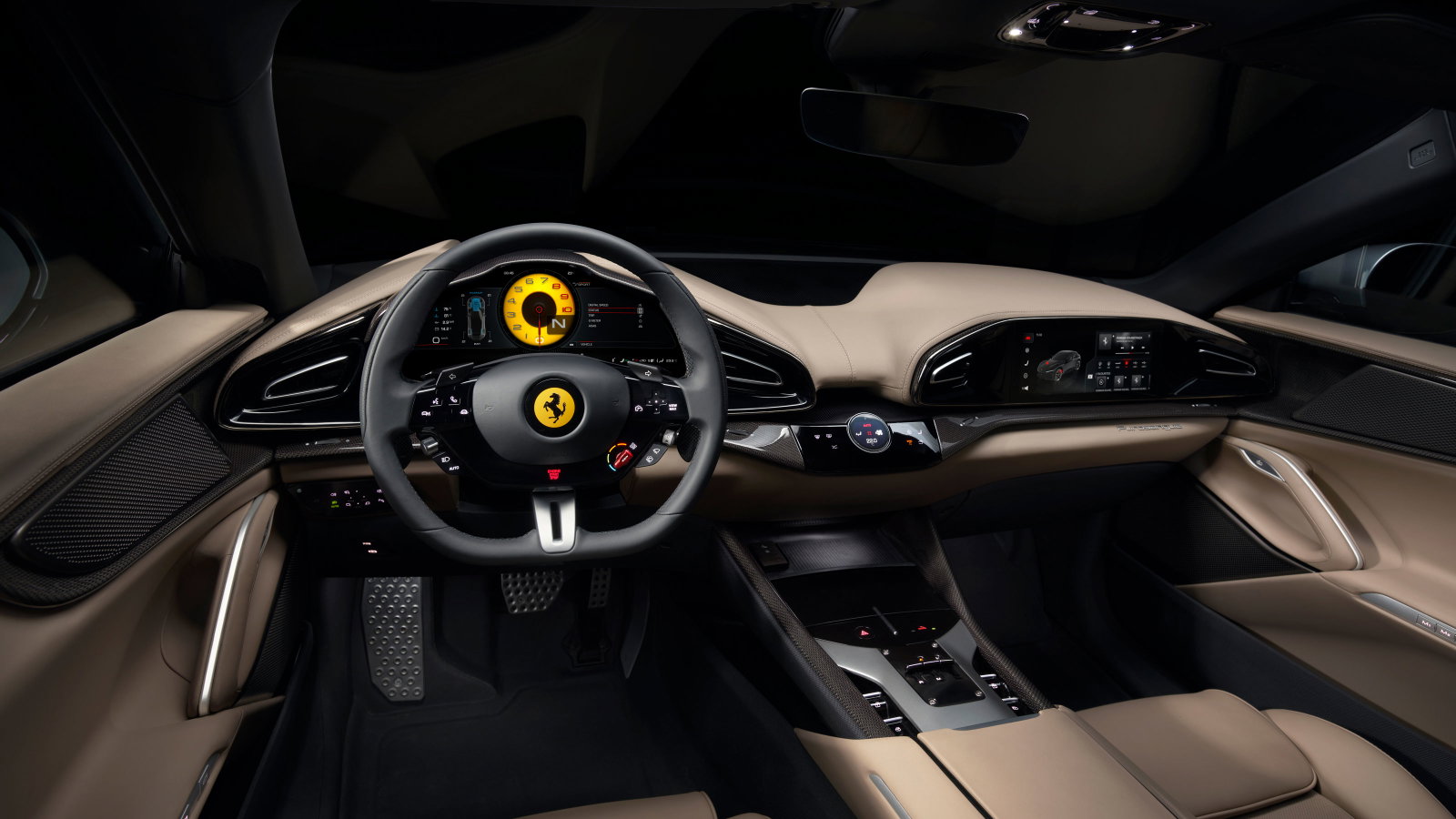 Purists Look Away: Ferrari Purosangue Super SUV Has Suicide Doors And A V12