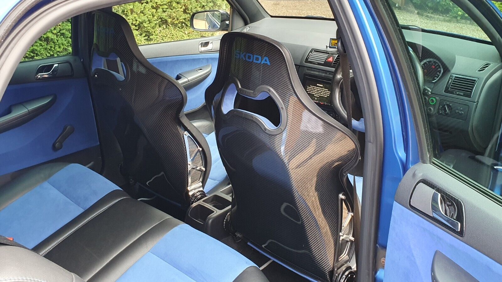 This Minty Petrol-Swapped Skoda Fabia vRS Has 372bhp And Could Be Yours